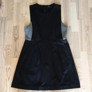 Madewell Black ponte knit dress